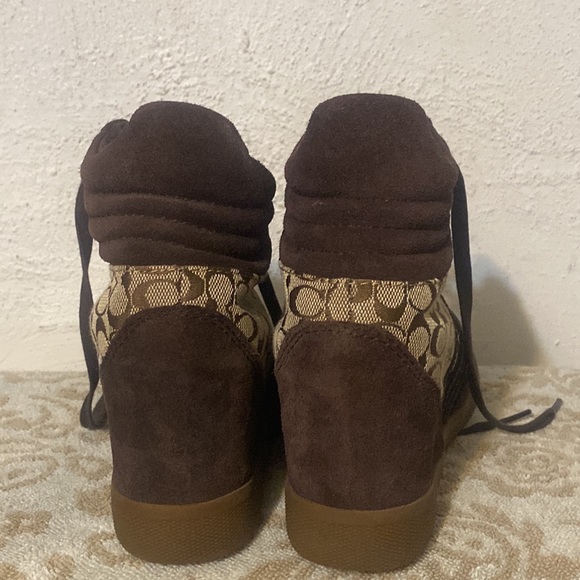 Coach Wedge shoes 8.5+2 bangle🧡bracelets COACH logos - Picture 11 of 17